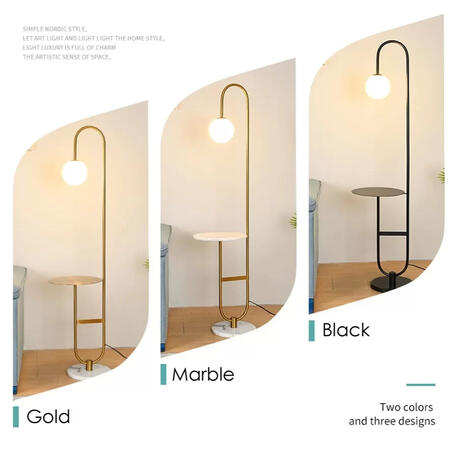 Modern Style Floor Lamp with Round Table - Sage Design Group - Annette C. Sage, CEO