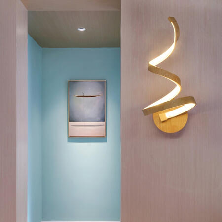 Modern Spiral Shaped LED Wall Lamp - Sage Design Group - Annette C. Sage, CEO