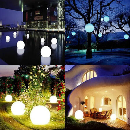 Waterproof LED Garden Light Spheres - Sage Design Group - Annette C. Sage